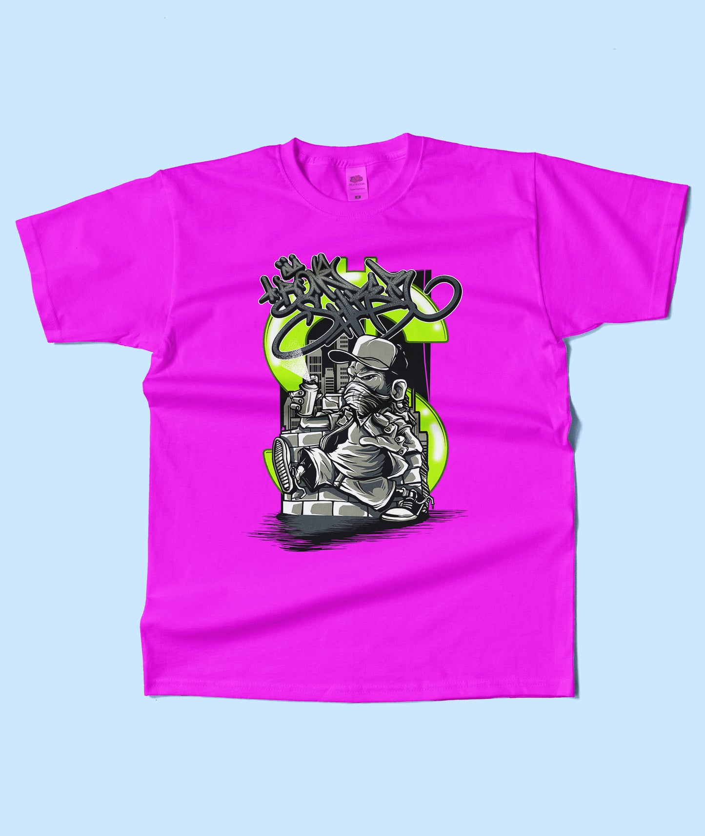 Kids T-Shirt - Spraybear Neon