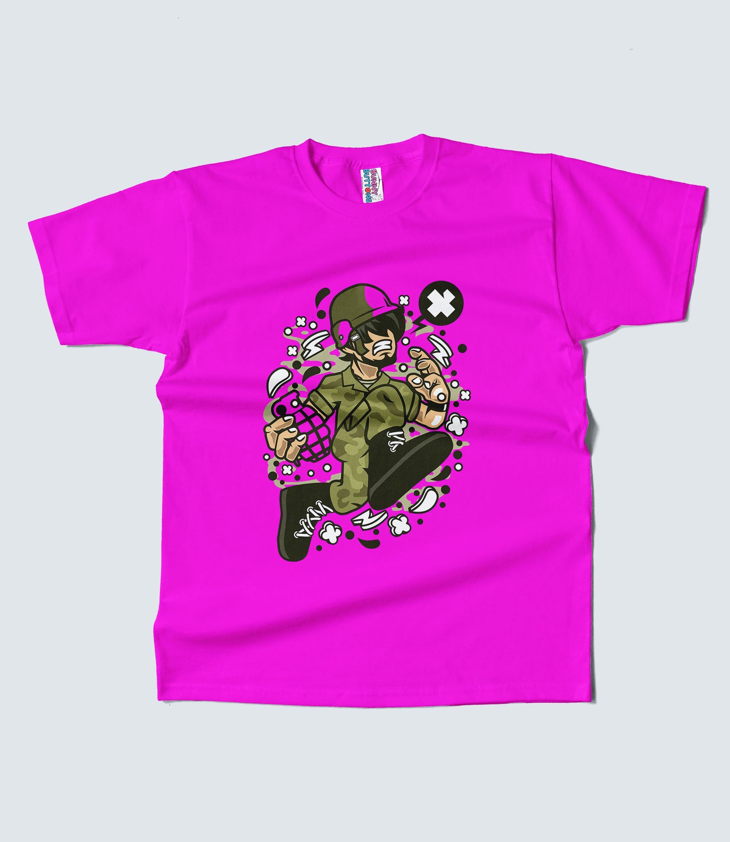 Kids T-Shirt - Soldier Running (Unisex)
