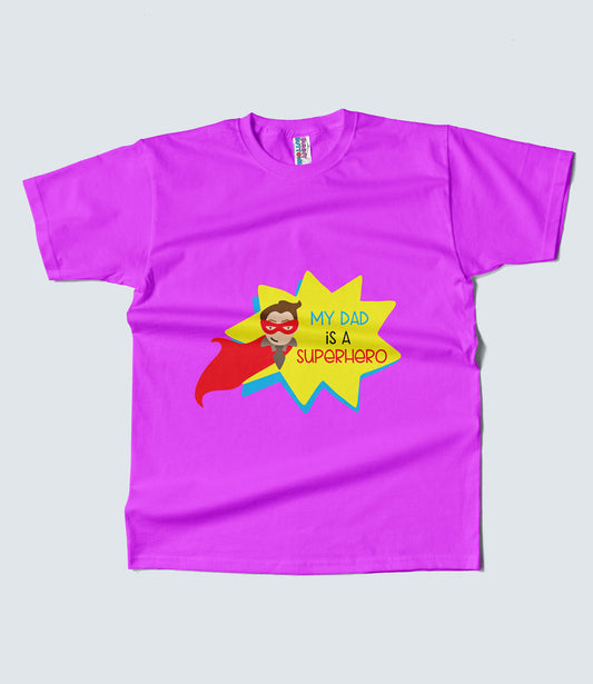 Kids T-Shirt - Dad is a Superhero (Unisex)