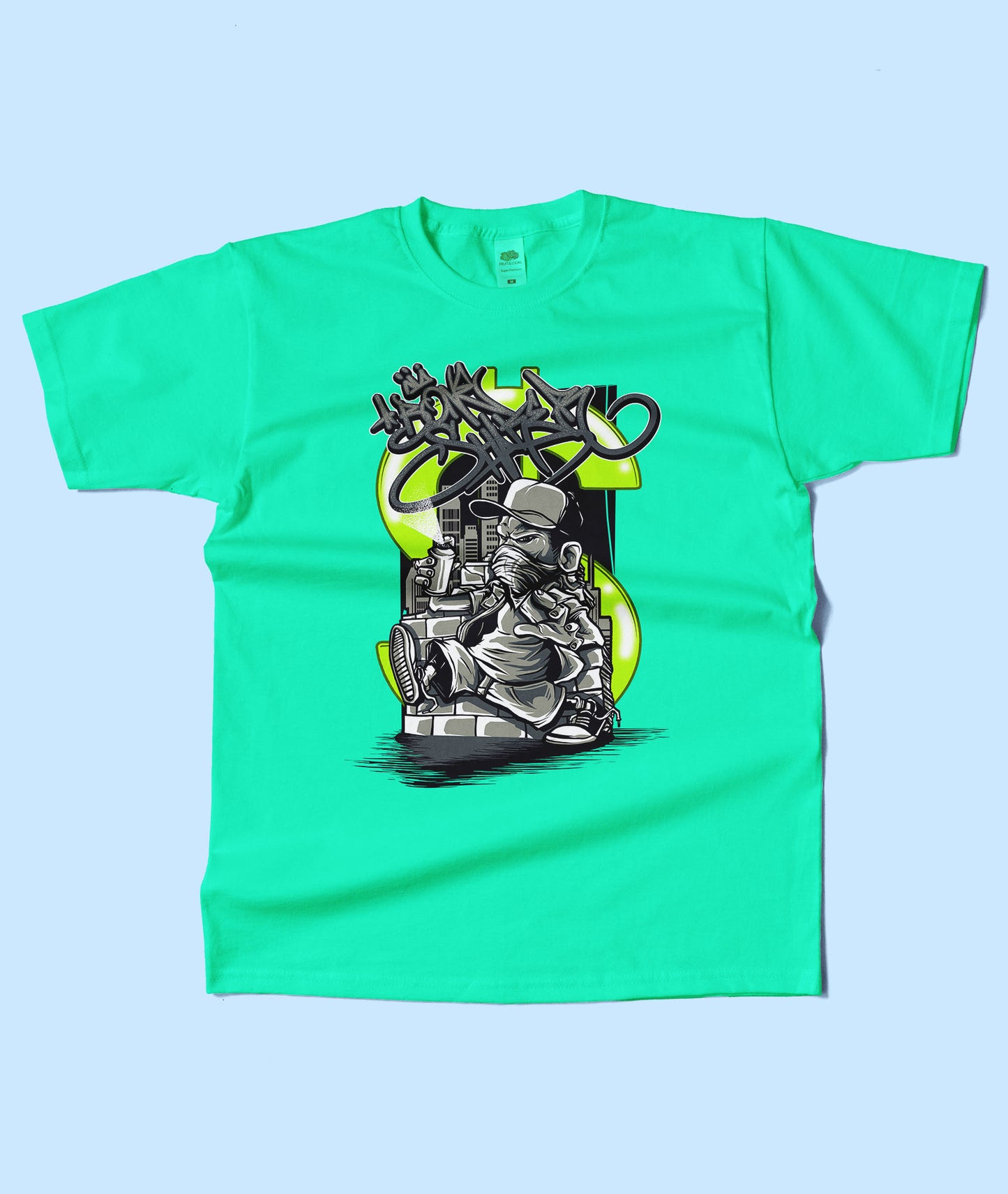 Kids T-Shirt - Spraybear Neon
