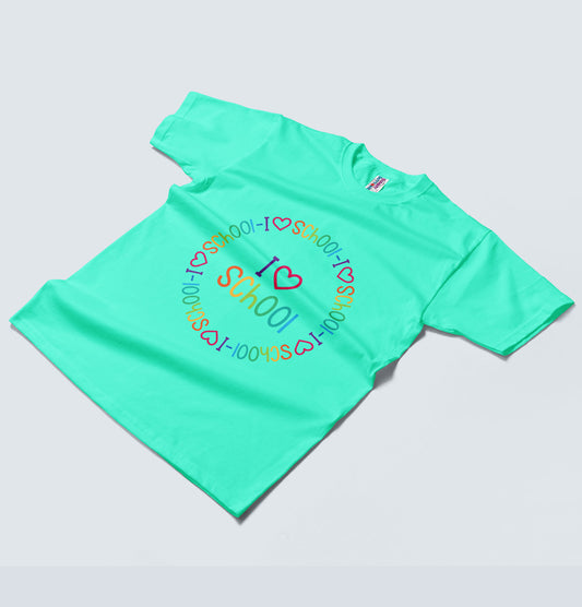 Kids T-Shirt - I Love School (Unisex)