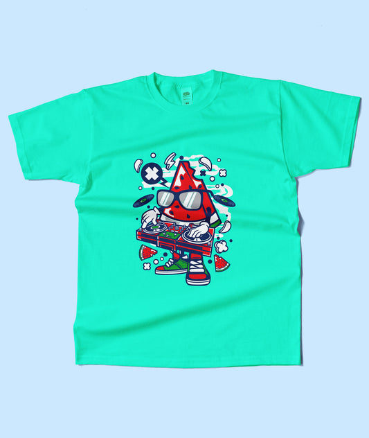 Kids T-Shirt - DJ Watermelon (Unisex)