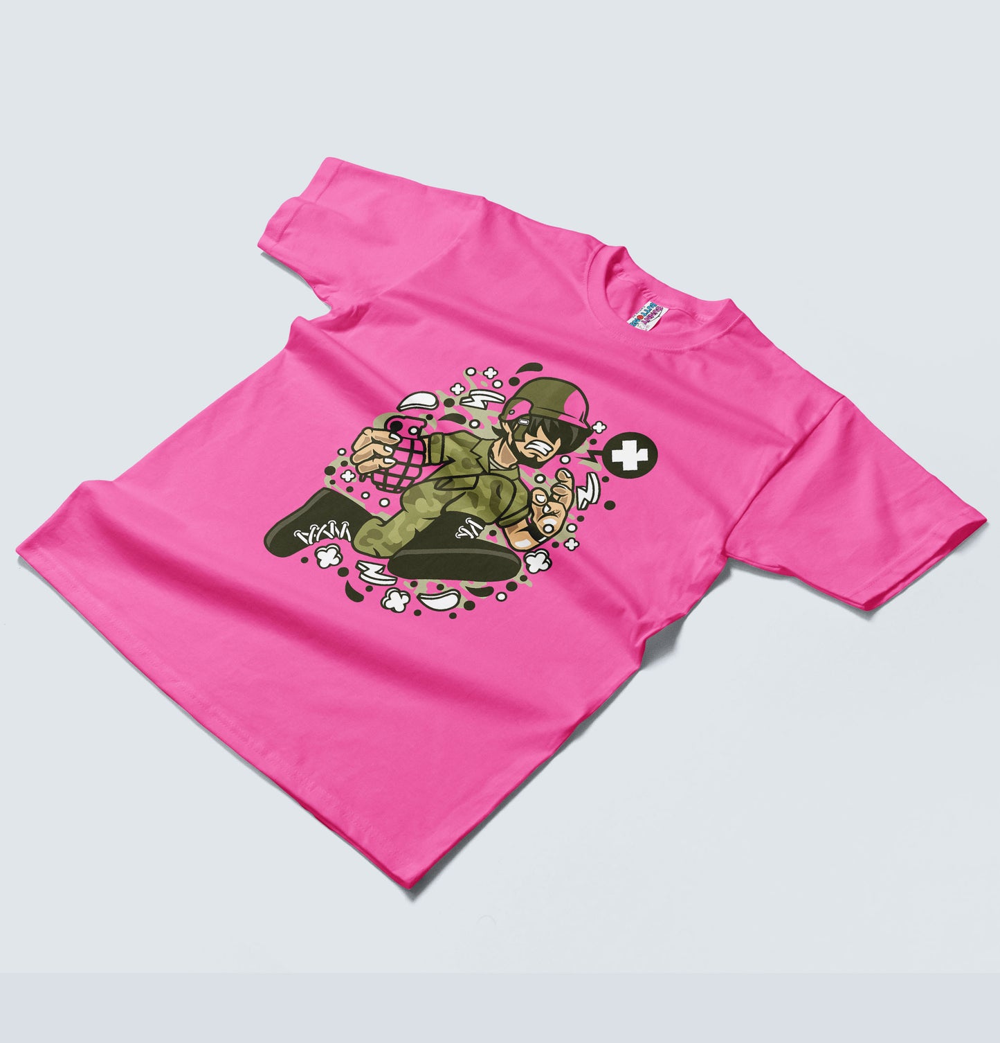 Kids T-Shirt - Soldier Running (Unisex)