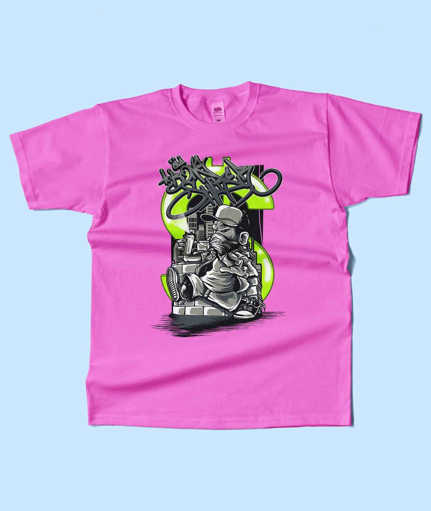 Kids T-Shirt - Spraybear Neon