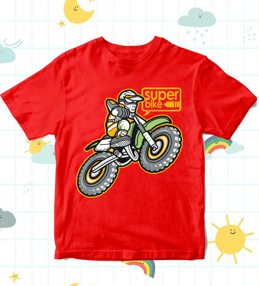 Kids T-Shirt - Motorbike offroad (Unisex)