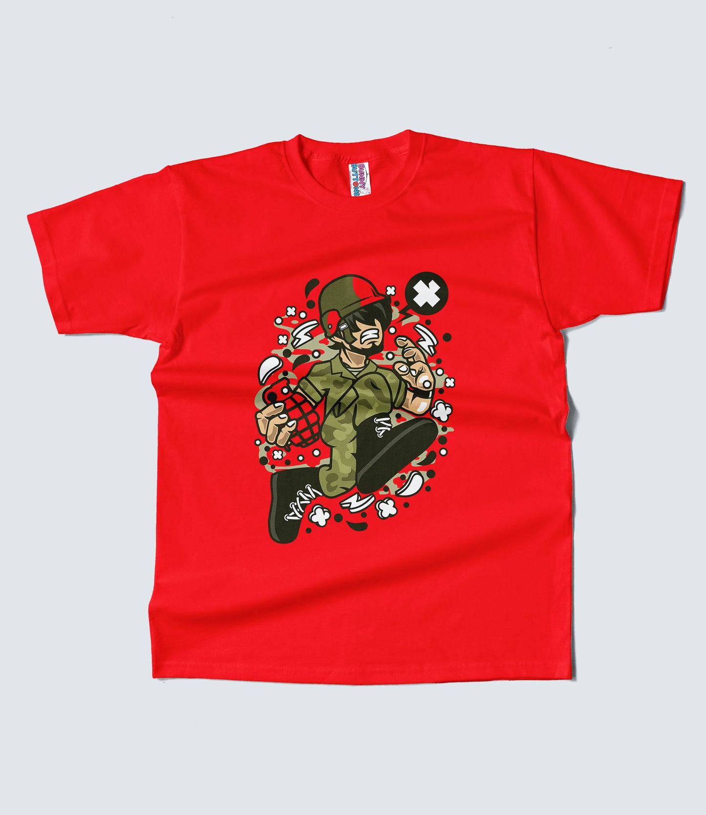 Kids T-Shirt - Soldier Running (Unisex)