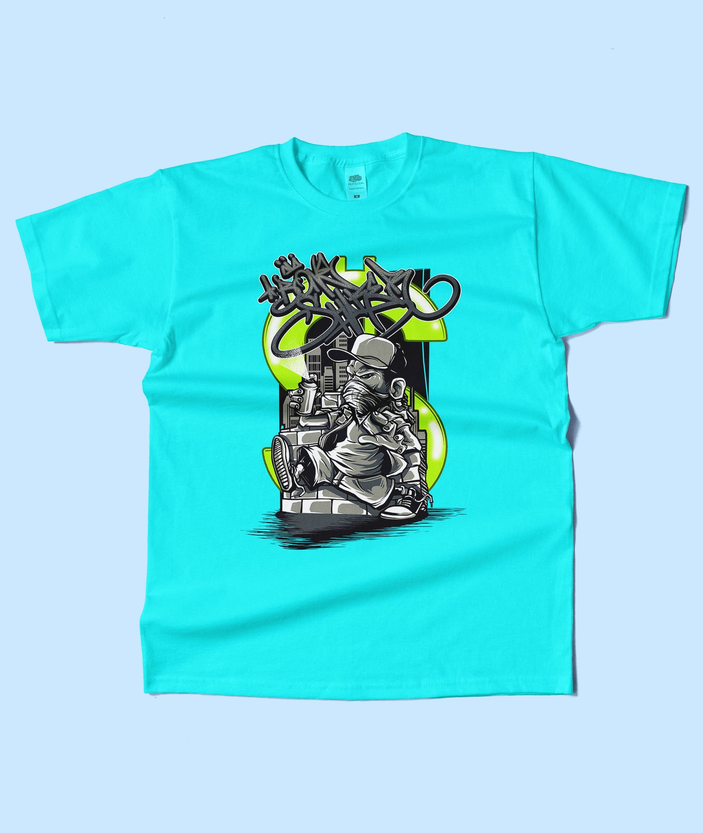 Kids T-Shirt - Spraybear Neon