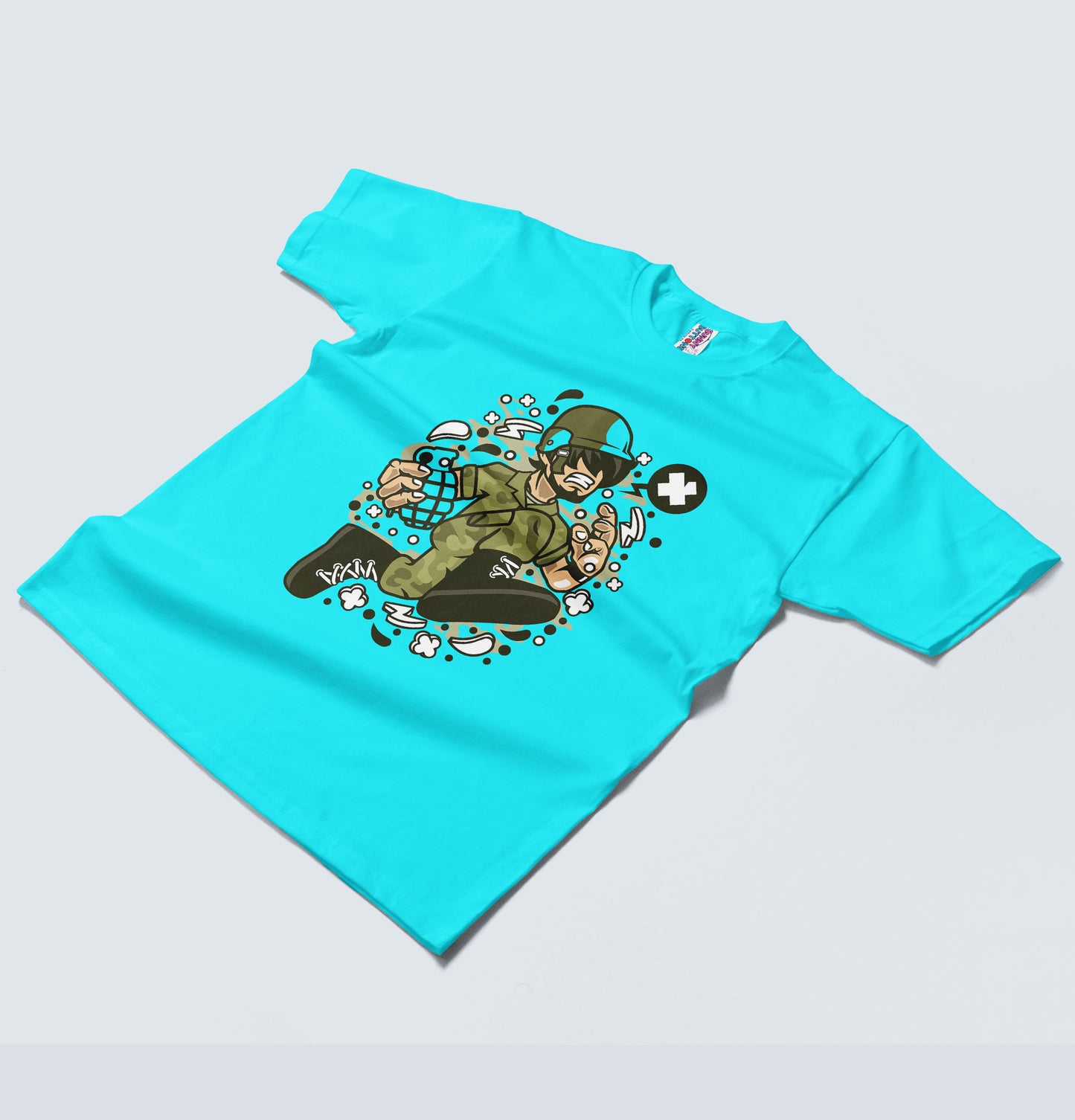 Kids T-Shirt - Soldier Running (Unisex)