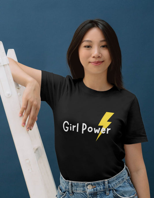 Women Cotton T-Shirt - Girl Power
