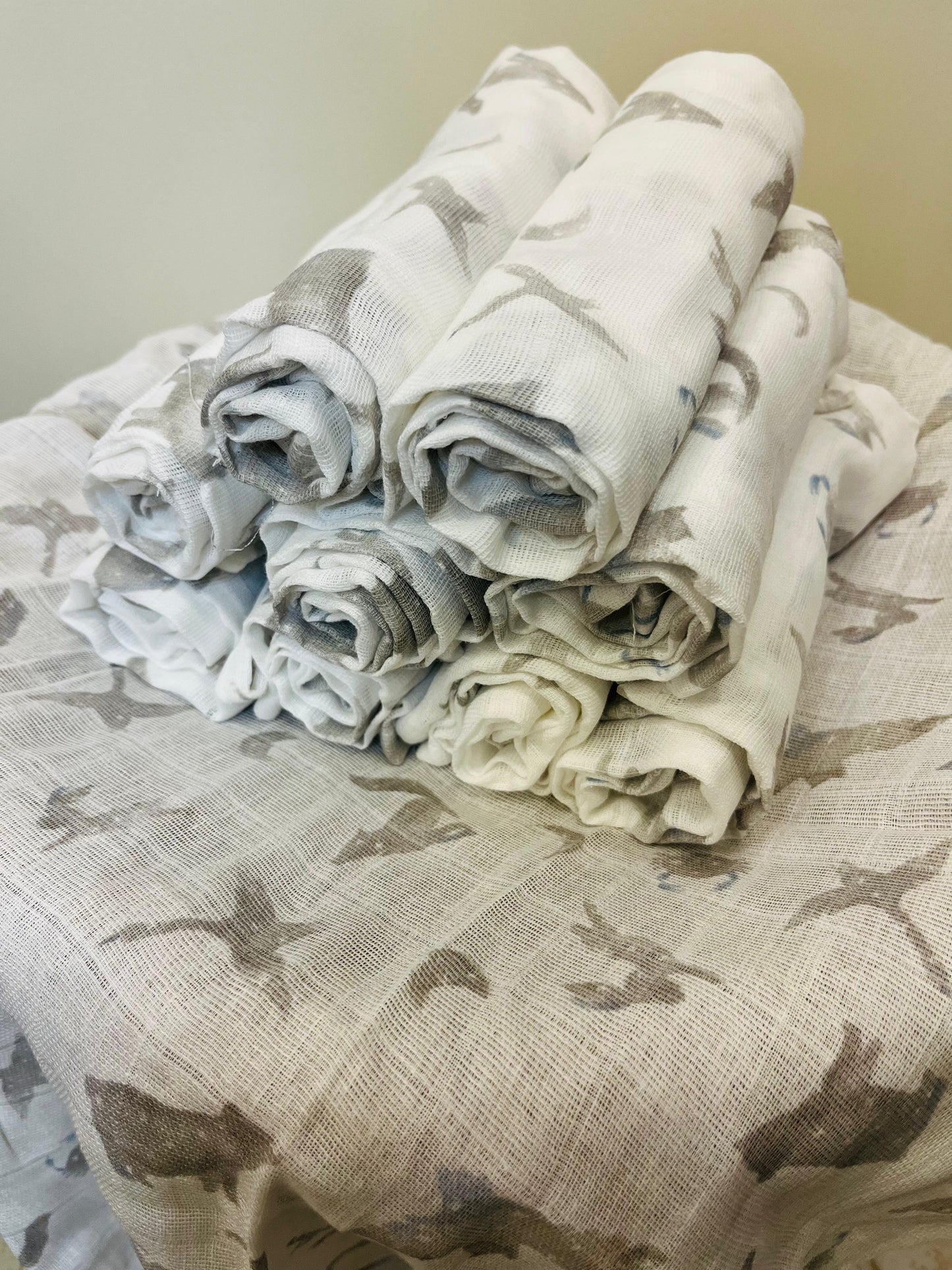 Organic Muslin Cotton Baby Towel | Wolf and Bird - Set of 2