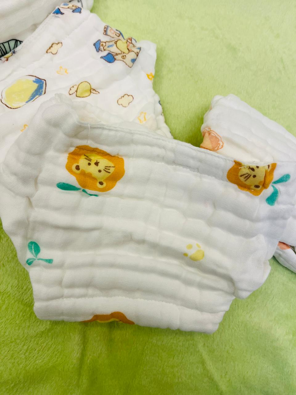 Muslin Langots | Organic Muslin | Velcro | Multi-Layered, Crinkled