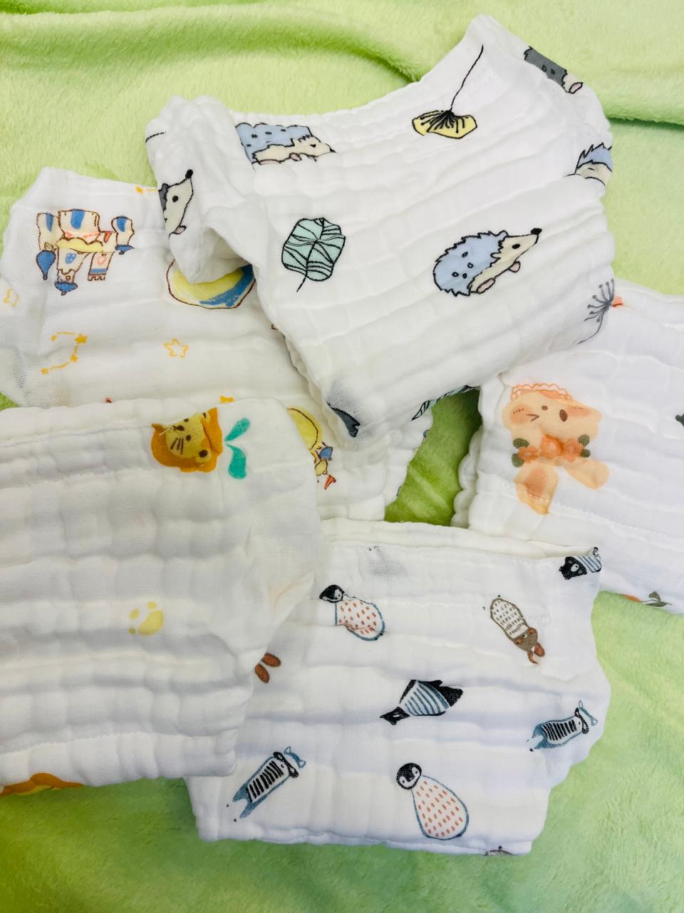 Muslin Langots | Organic Muslin | Velcro | Multi-Layered, Crinkled