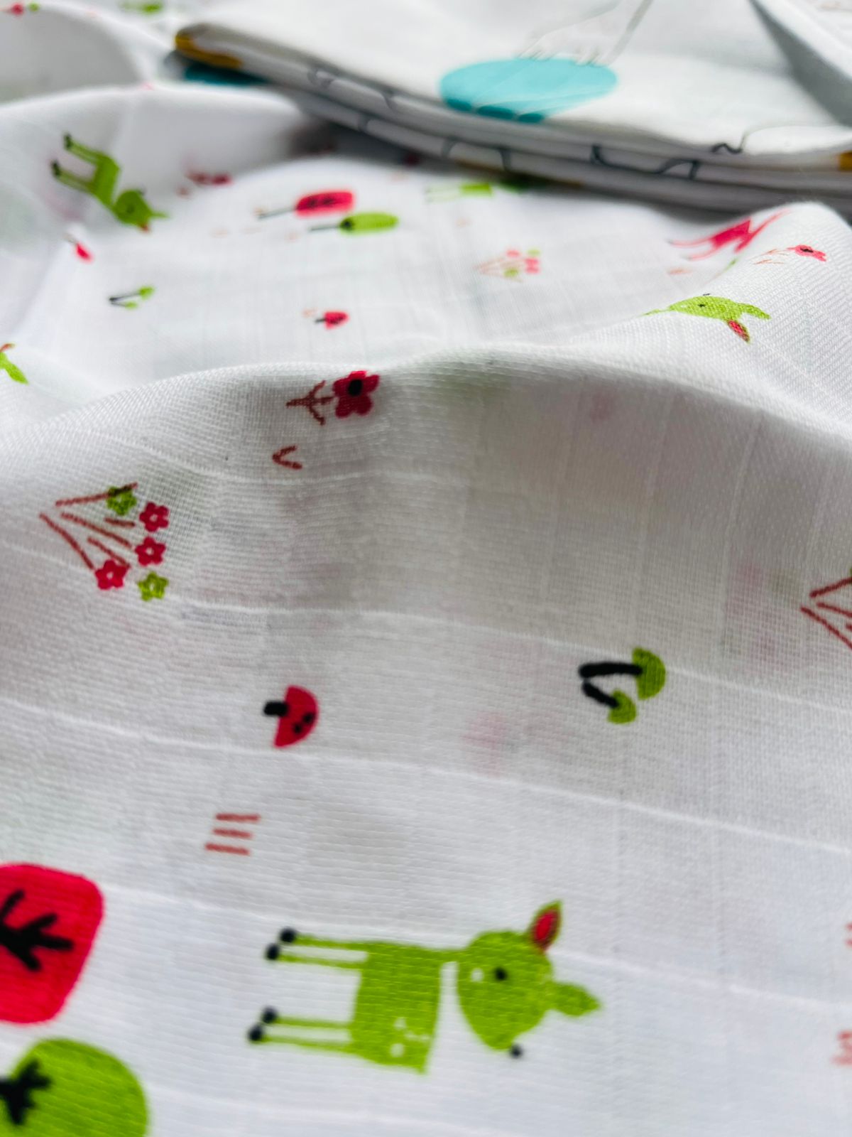 Muslin Hooded Baby Blanket/Towel | Organic | Pure Muslin | White, Assorted Designs