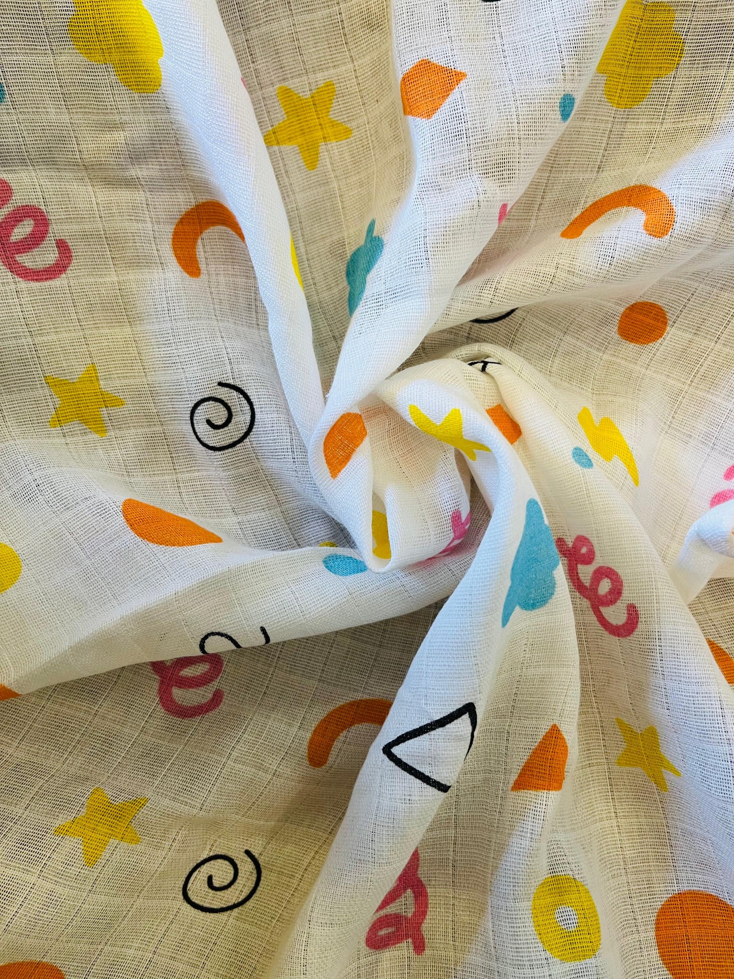 Organic Muslin Cotton Baby Towel | Set of 3 | Daisy Combo - 90 x 45 Cms