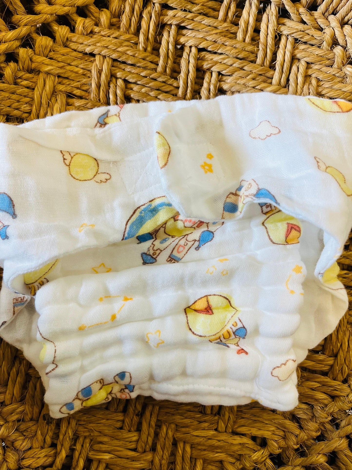 Muslin Langots | Organic Muslin | Velcro | Multi-Layered, Crinkled