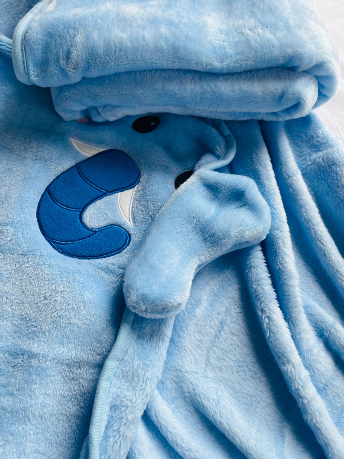 Light Blue Soft Towel/Blanket - Premium | Soft | Cozy | Skin-Friendly | (0 Months to 30 Months)