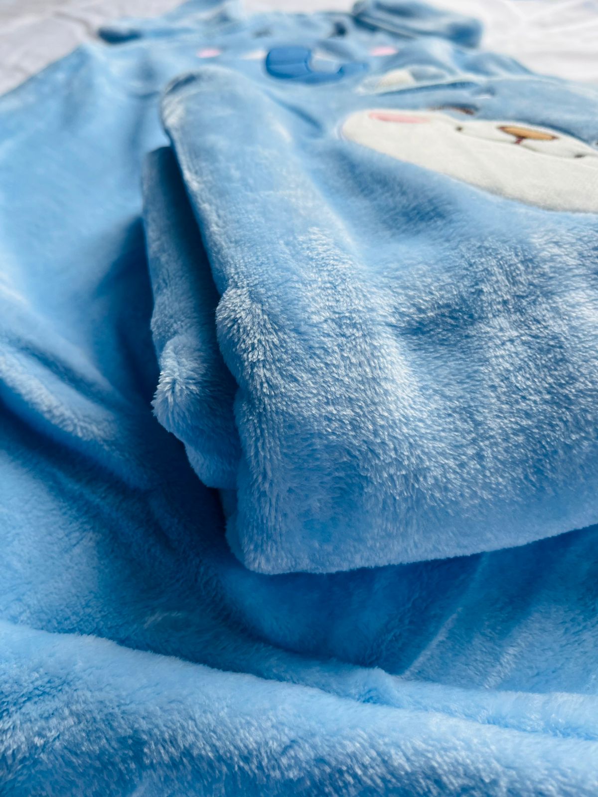 Light Blue Soft Towel/Blanket - Premium | Soft | Cozy | Skin-Friendly | (0 Months to 30 Months)