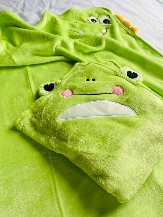 Light Green Soft Towel/Blanket - Premium | Soft | Cozy | Skin-Friendly | (0 Months to 30 Months)