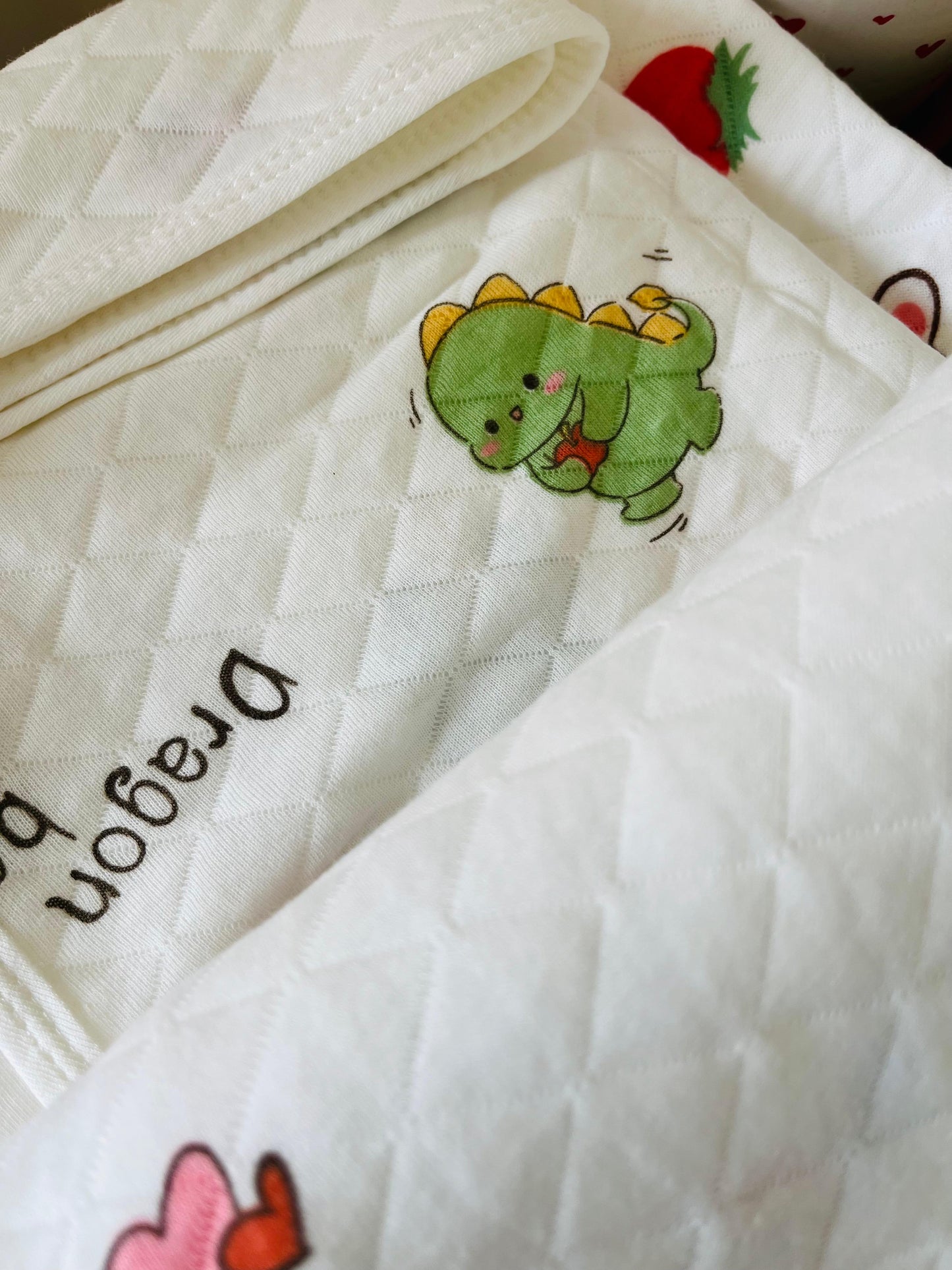 Eco - Muslin Cotton Hooded Blanket cum Towel | Baby Dragon | (0 Months to 30 Months)