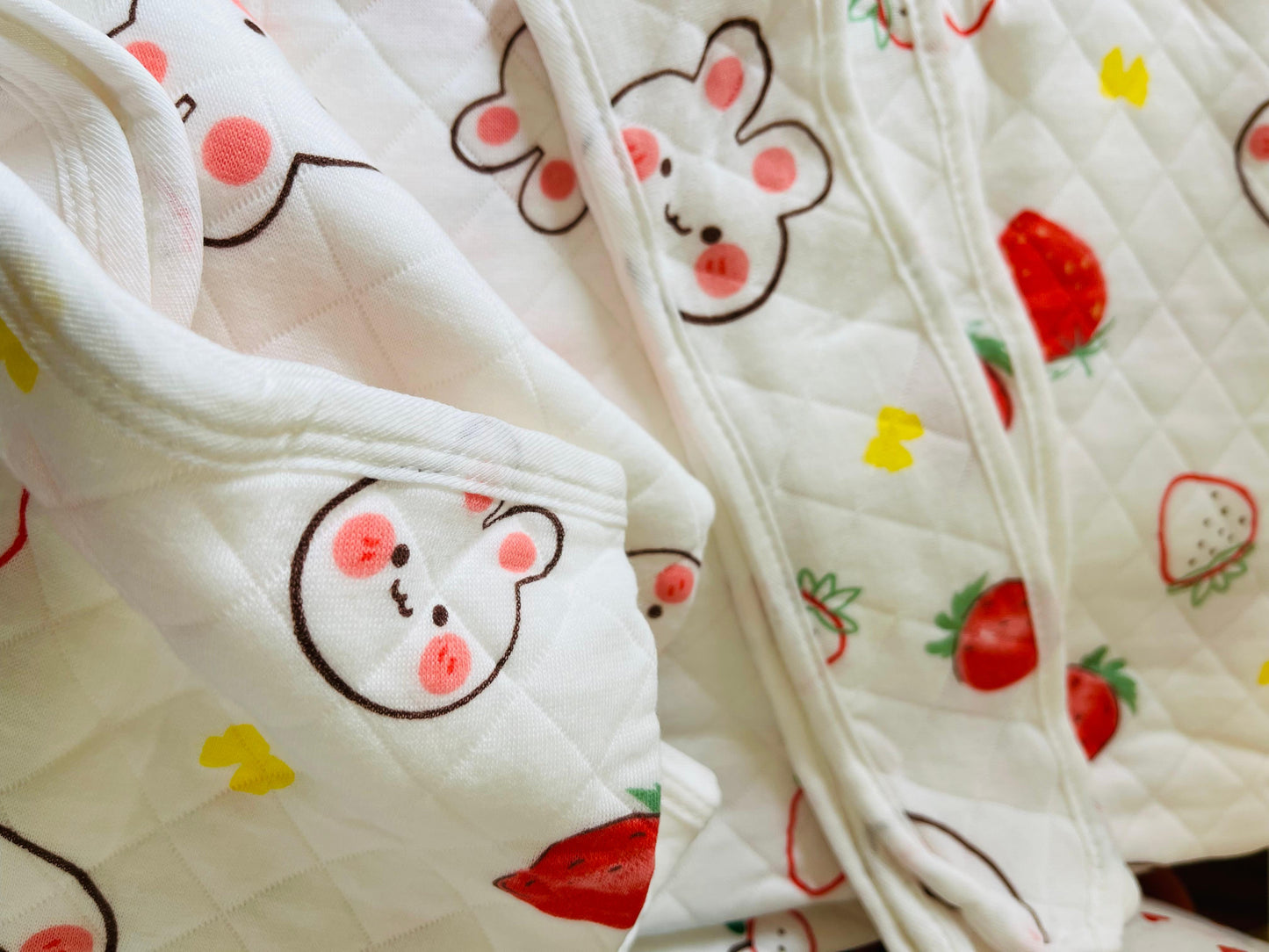 Eco - Muslin Cotton Hooded Blanket cum Towel | Miffy Bear & Japanese | (0 Months to 30 Months)