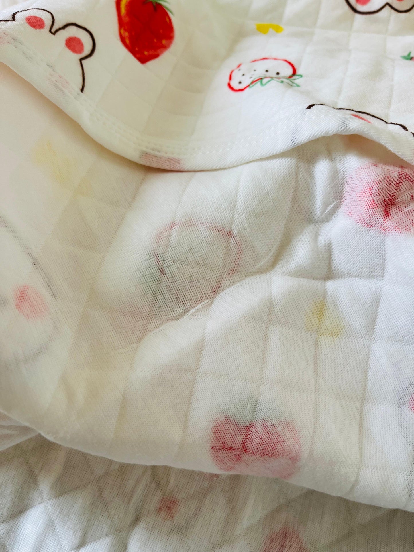 Eco - Muslin Cotton Hooded Blanket cum Towel | Miffy Bear & Japanese | (0 Months to 30 Months)
