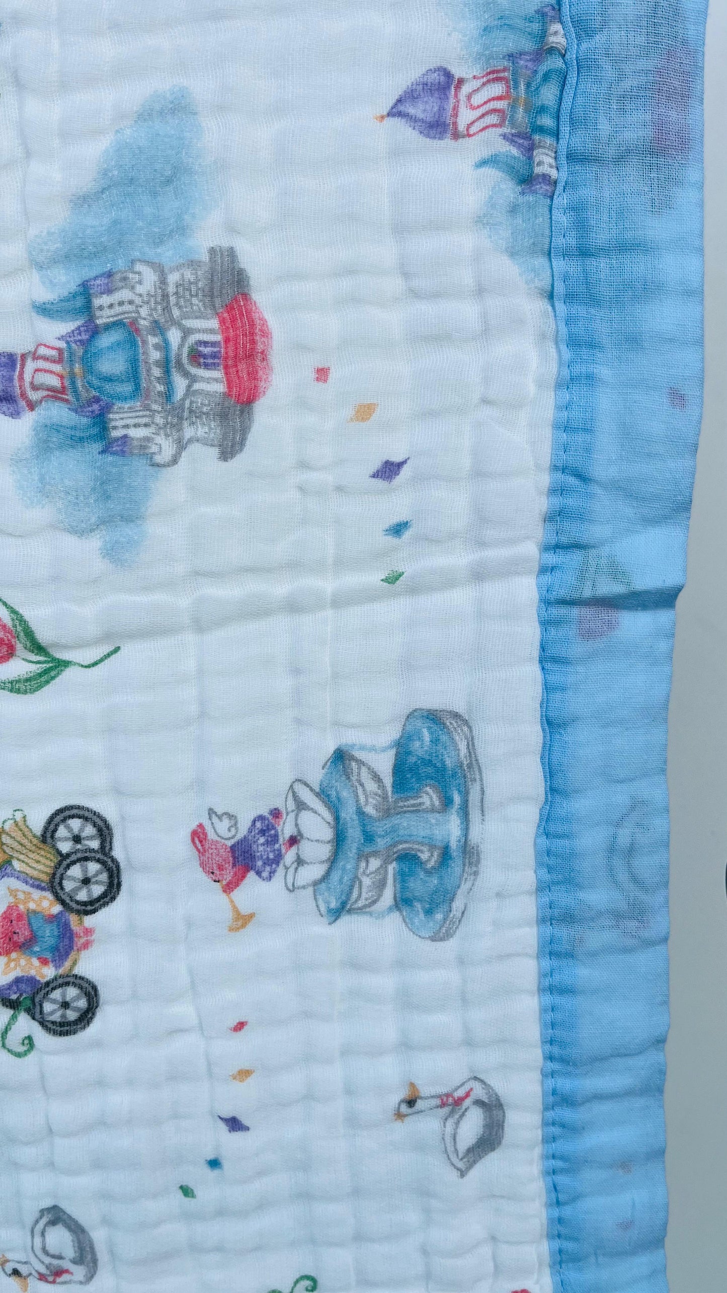 Baby Blanket | Organic Muslin Cotton - 6 Layered | Castle and Cart