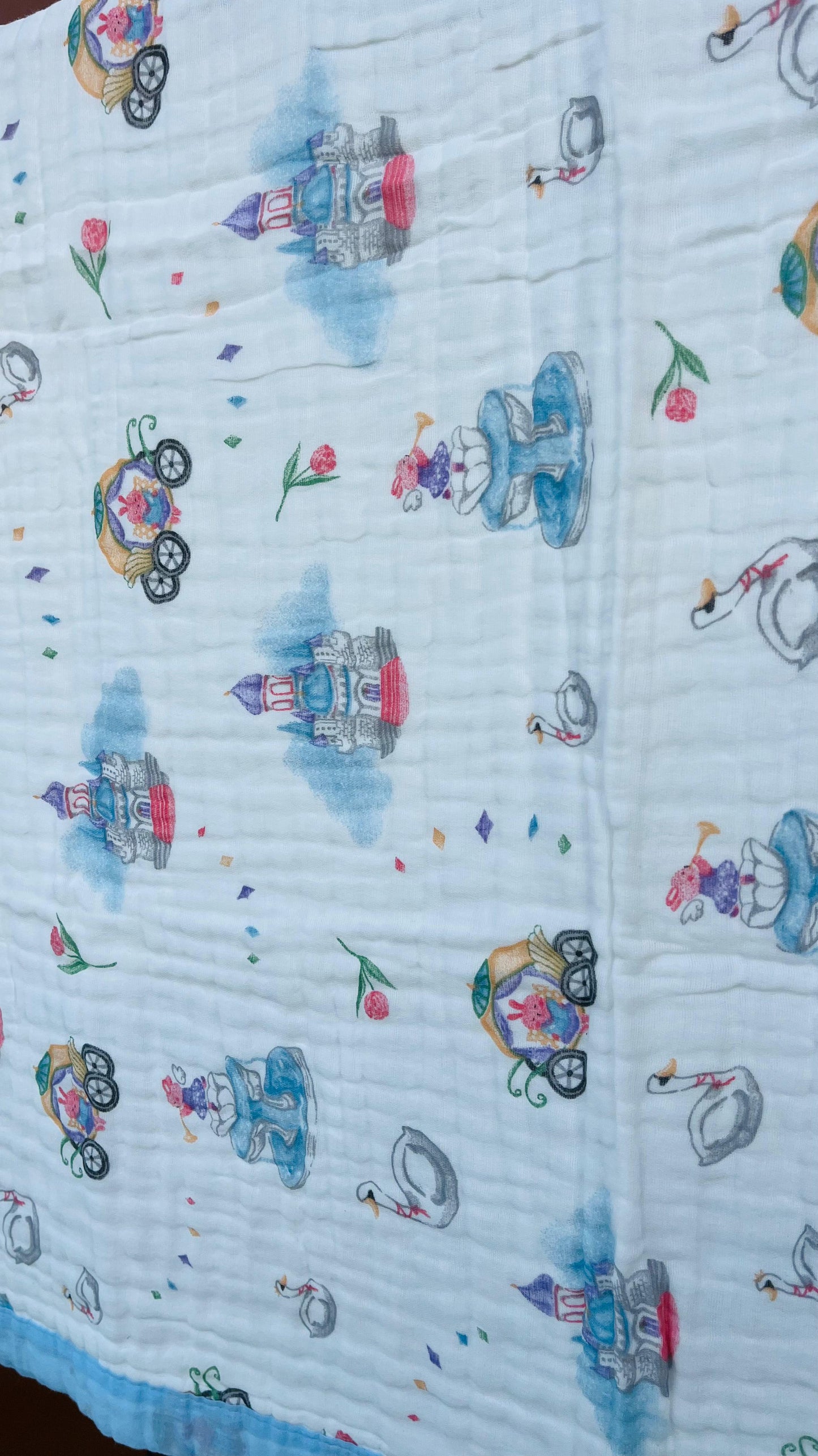 Baby Blanket | Organic Muslin Cotton - 6 Layered | Castle and Cart
