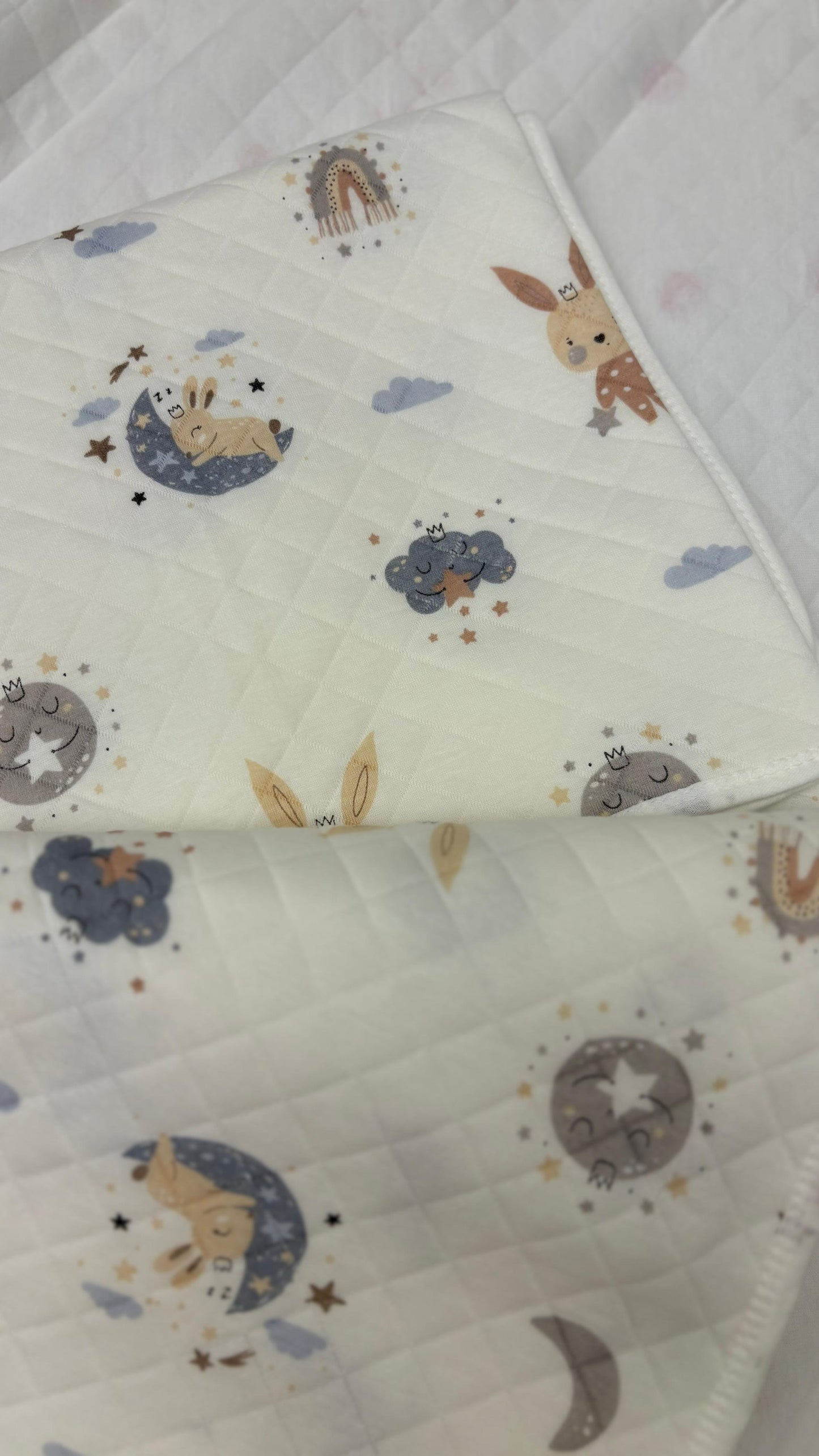 Eco - Muslin Cotton Hooded Blanket cum Towel | Night Fox| (0 Months to 30 Months)