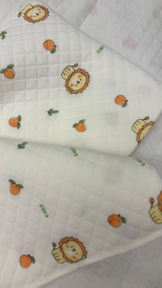 Eco - Muslin Cotton Hooded Blanket cum Towel | Baby Lion | (0 Months to 30 Months)